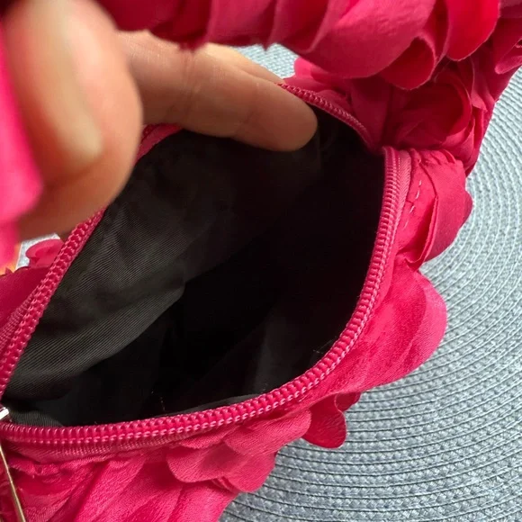 Elegant Pink Floral Women's Bag - Picture 4 of 8